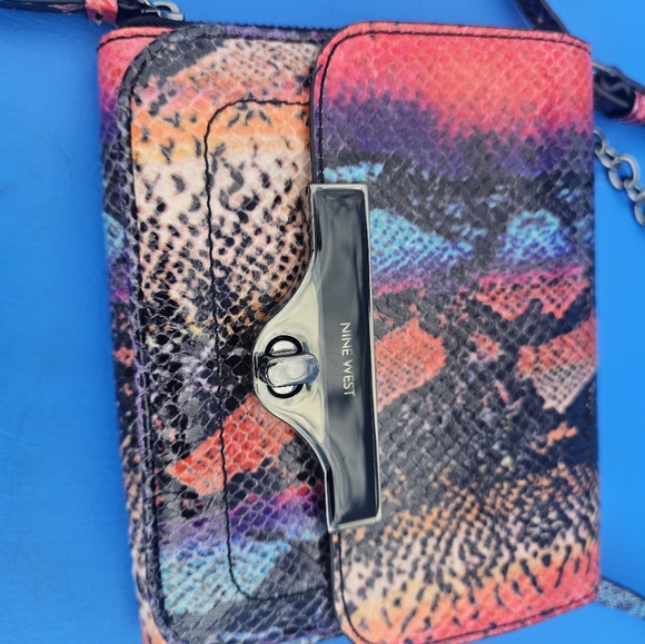 Nine West python "like" mini purse - Picture 5 of 5